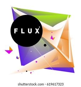 Vector Graphic Background Dynamic Effect. Gradient Abstract Vector Illustration. Design Template. Modern Pattern.