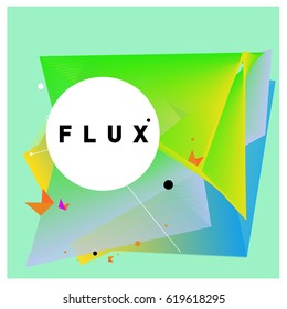 Vector Graphic Background Dynamic Effect. Gradient Abstract Vector Illustration. Design Template. Modern Pattern.