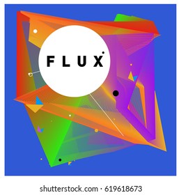 Vector Graphic Background Dynamic Effect. Gradient Abstract Vector Illustration. Design Template. Modern Pattern.