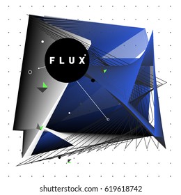 Vector Graphic Background Dynamic Effect. Gradient Abstract Vector Illustration. Design Template. Modern Pattern.