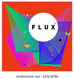 Vector Graphic Background Dynamic Effect. Gradient Abstract Vector Illustration. Design Template. Modern Pattern.