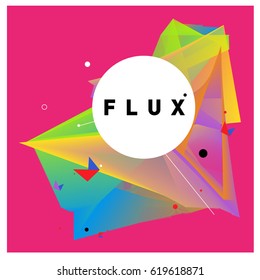 Vector Graphic Background Dynamic Effect. Gradient Abstract Vector Illustration. Design Template. Modern Pattern.