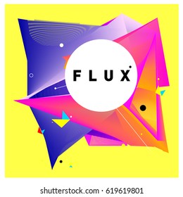 Vector Graphic Background Dynamic Effect. Gradient Abstract Vector Illustration. Design Template. Modern Pattern.