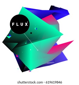 Vector Graphic Background Dynamic Effect. Gradient Abstract Vector Illustration. Design Template. Modern Pattern.