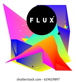 Vector Graphic Background Dynamic Effect. Gradient Abstract Vector Illustration. Design Template. Modern Pattern.