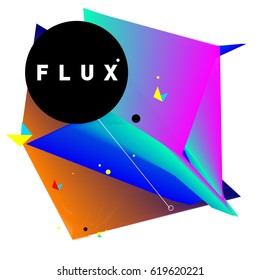 Vector Graphic Background Dynamic Effect. Gradient Abstract Vector Illustration. Design Template. Modern Pattern.