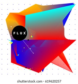 Vector Graphic Background Dynamic Effect. Gradient Abstract Vector Illustration. Design Template. Modern Pattern.