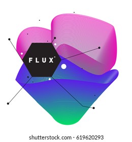 Vector Graphic Background Dynamic Effect. Gradient Abstract Vector Illustration. Design Template. Modern Pattern.