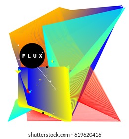 Vector Graphic Background Dynamic Effect. Gradient Abstract Vector Illustration. Design Template. Modern Pattern.