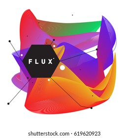 Vector Graphic Background Dynamic Effect. Gradient Abstract Vector Illustration. Design Template. Modern Pattern.