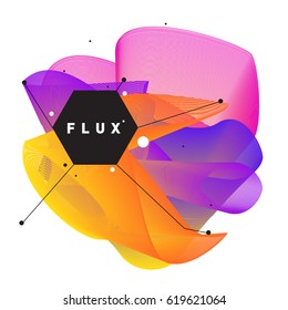 Vector Graphic Background Dynamic Effect. Gradient Abstract Vector Illustration. Design Template. Modern Pattern.