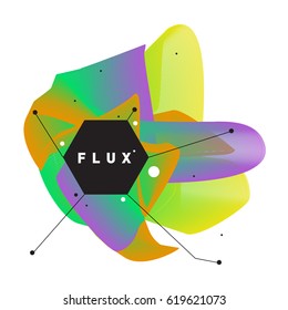 Vector Graphic Background Dynamic Effect. Gradient Abstract Vector Illustration. Design Template. Modern Pattern.