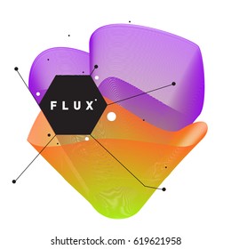 Vector Graphic Background Dynamic Effect. Gradient Abstract Vector Illustration. Design Template. Modern Pattern.