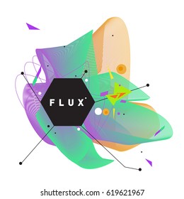 Vector Graphic Background Dynamic Effect. Gradient Abstract Vector Illustration. Design Template. Modern Pattern.