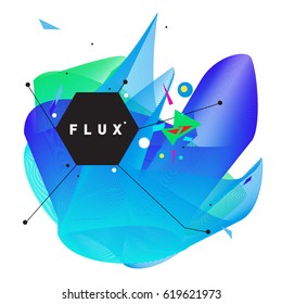 Vector Graphic Background Dynamic Effect. Gradient Abstract Vector Illustration. Design Template. Modern Pattern.