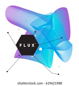 Vector Graphic Background Dynamic Effect. Gradient Abstract Vector Illustration. Design Template. Modern Pattern.