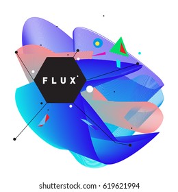 Vector Graphic Background Dynamic Effect. Gradient Abstract Vector Illustration. Design Template. Modern Pattern.