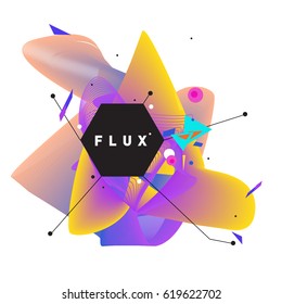 Vector Graphic Background Dynamic Effect. Gradient Abstract Vector Illustration. Design Template. Modern Pattern.