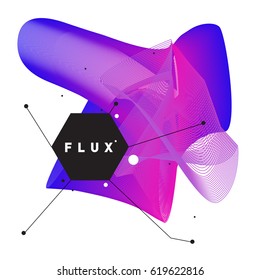 Vector Graphic Background Dynamic Effect. Gradient Abstract Vector Illustration. Design Template. Modern Pattern.