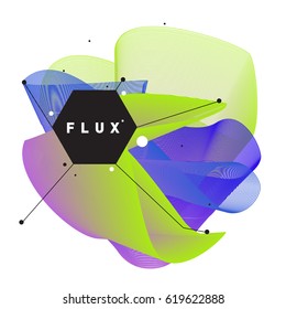 Vector Graphic Background Dynamic Effect. Gradient Abstract Vector Illustration. Design Template. Modern Pattern.