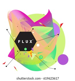 Vector Graphic Background Dynamic Effect. Gradient Abstract Vector Illustration. Design Template. Modern Pattern.