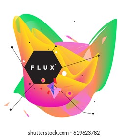 Vector Graphic Background Dynamic Effect. Gradient Abstract Vector Illustration. Design Template. Modern Pattern.