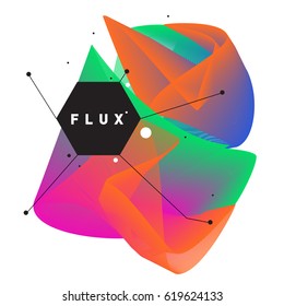 Vector Graphic Background Dynamic Effect. Gradient Abstract Vector Illustration. Design Template. Modern Pattern.