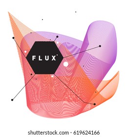 Vector Graphic Background Dynamic Effect. Gradient Abstract Vector Illustration. Design Template. Modern Pattern.