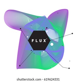 Vector Graphic Background Dynamic Effect. Gradient Abstract Vector Illustration. Design Template. Modern Pattern.