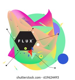 Vector Graphic Background Dynamic Effect. Gradient Abstract Vector Illustration. Design Template. Modern Pattern.