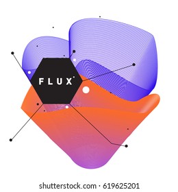 Vector Graphic Background Dynamic Effect. Gradient Abstract Vector Illustration. Design Template. Modern Pattern.