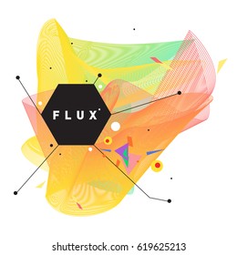 Vector Graphic Background Dynamic Effect. Gradient Abstract Vector Illustration. Design Template. Modern Pattern.