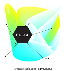 Vector Graphic Background Dynamic Effect. Gradient Abstract Vector Illustration. Design Template. Modern Pattern.