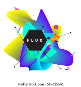 Vector Graphic Background Dynamic Effect. Gradient Abstract Vector Illustration. Design Template. Modern Pattern.