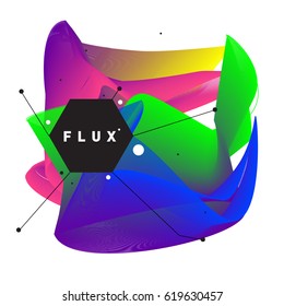 Vector Graphic Background Dynamic Effect. Gradient Abstract Vector Illustration. Design Template. Modern Pattern.
