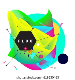 Vector Graphic Background Dynamic Effect. Gradient Abstract Vector Illustration. Design Template. Modern Pattern.