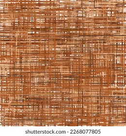 Vector graphic background with fabric texture in shades of brown 