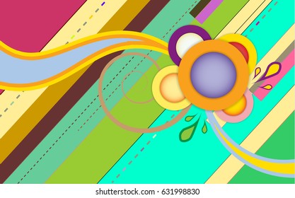 vector Graphic background Geometric shapes illustration