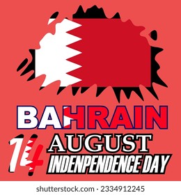 Vector graphic of Bahrain independence day illustration. This vector is perfect for background, wallpaper, banner, congratulation, t-shirt design and decoration etc.