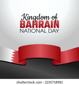 vector graphic of Bahrain national day good for Bahrain national day celebration. flat design. flyer design.flat illustration.