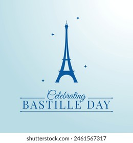 vector graphic of Bastille Day ideal for Bastille Day celebration.