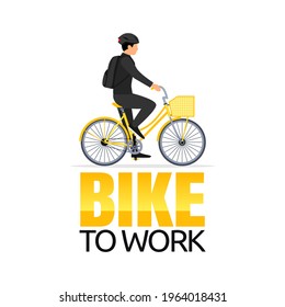Vektorgrafik des Fahrrads gut für das Fahrrad zu arbeiten Feiern. flaches Design. flyer design.flache Illustration.
