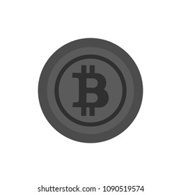 Vector graphic Bitcoin Gold