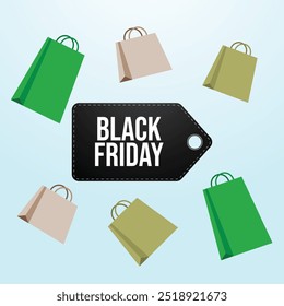 vector graphic of Black Friday ideal for Black Friday celebration.
