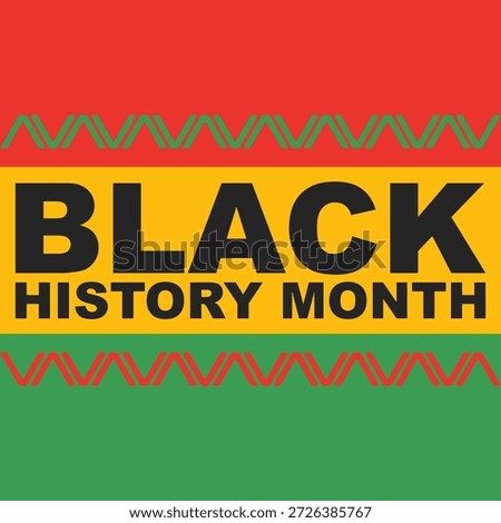 vector graphic of Black History Month ideal for Black History Month celebration