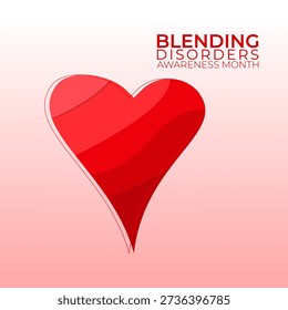 vector graphic of Bleeding Disorders Awareness Month ideal for Bleeding Disorders Awareness Month celebration