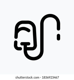Vector Graphic of Blood Transfusion Icon. Medical Icon. with Dotted Line Style. Perfect for Website Mobile app Presentation and any other projects.