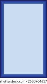 vector graphic of blue background with ocean waves theme gradient color on vertical background