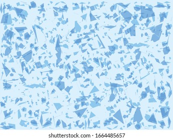Vector graphic in blue color. Abstract background for decorative illustration.