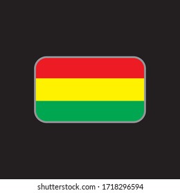 vector graphic of the bolivia state flag